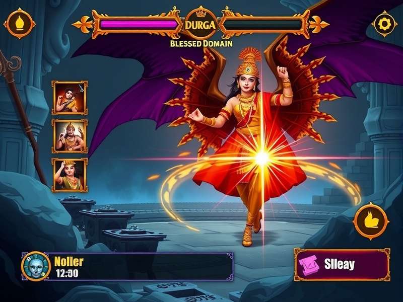 Durga S Blessed Domain character selection screen